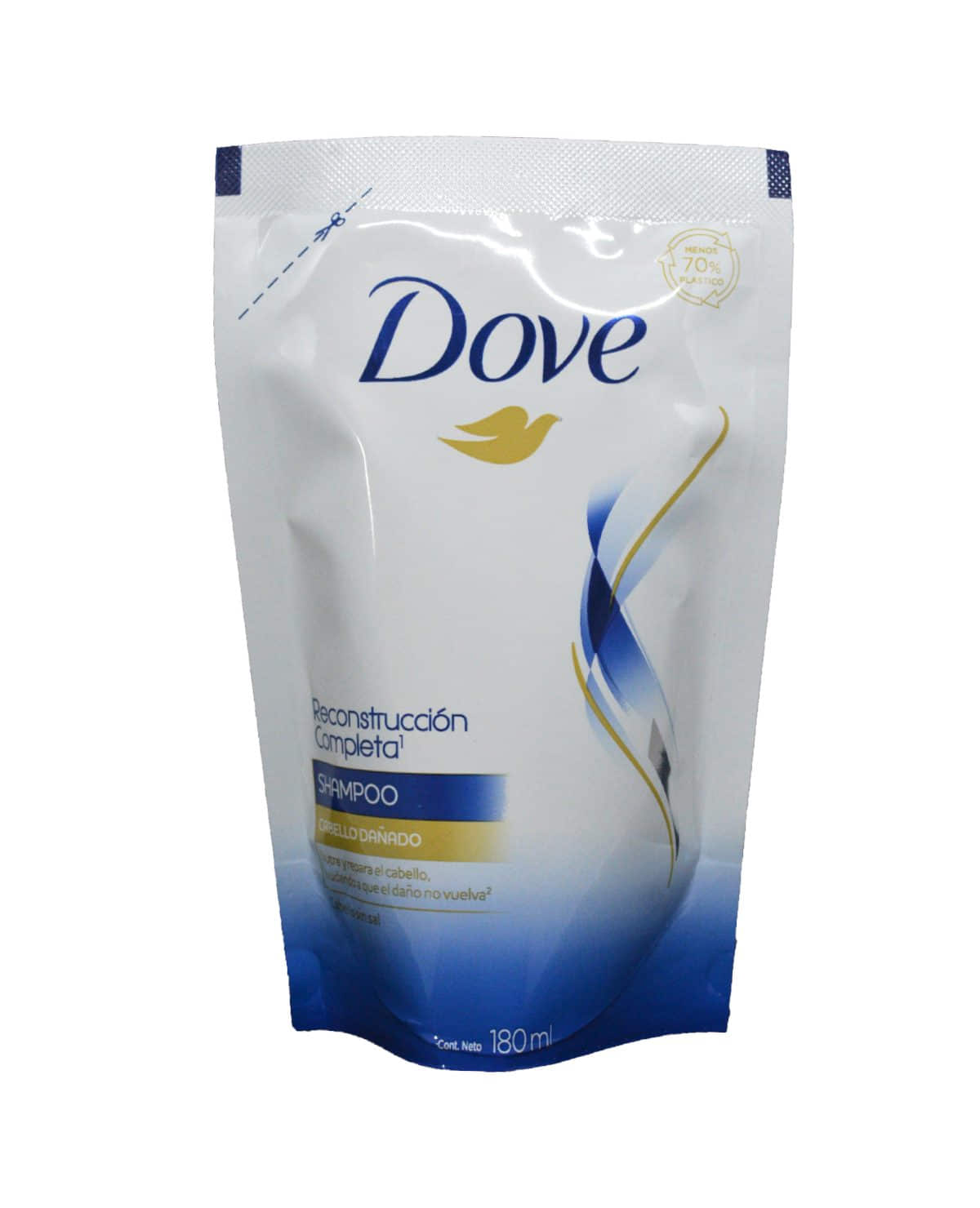 Shampoo Dove Reconstrucción Completa Repuesto 180 Ml